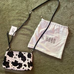 Hobo cow print convertible bag